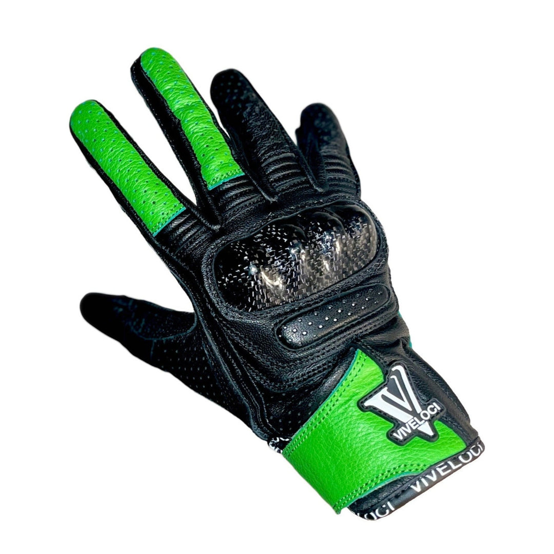 Ciao Bella Women s Motorcycle Gloves Kawi Green