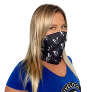 ViVeloci Neck Gaiter is a lightweight neck tube protects your face from debri when riding your motorcycle. 100% Polyester Microfiber.